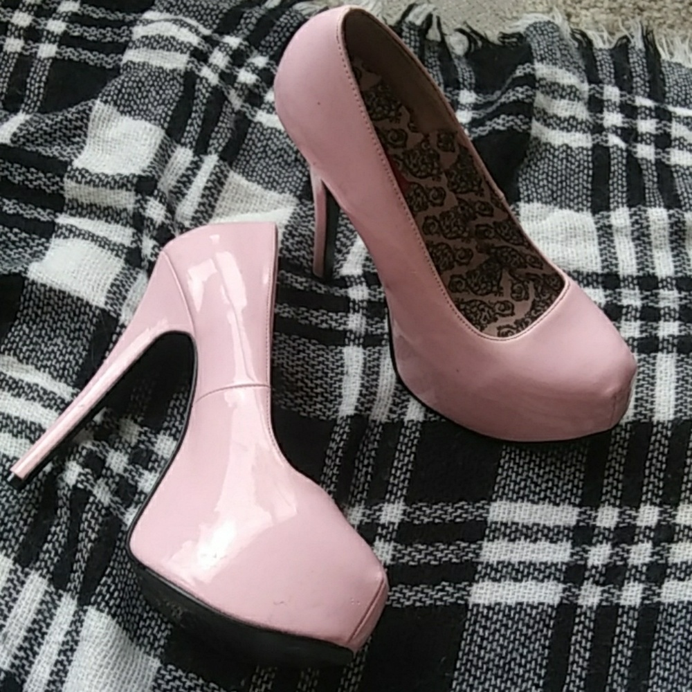Pink heels